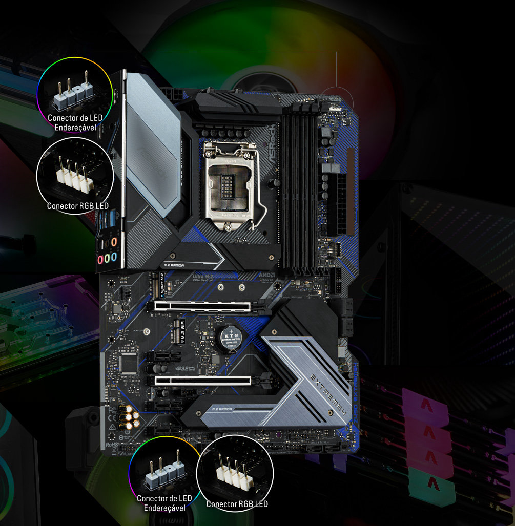 CPU Asrock Z490 Extreme4 + Intel i9-11900KF ASRock > Z490 Extreme4